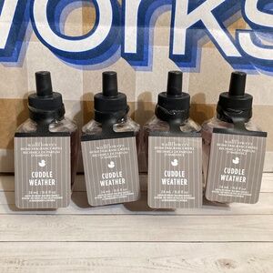 Four Bath & Body Works Cuddle Weather Wallflowers